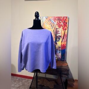 Lululemon Back In Action Long Sleeve Shirt; Size 10; Lilac purple